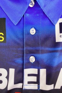Design Long Sleeve Mens Full Fit Dye Sublimation Polo Shirt Custom 3 Button Polo Shirts Uniform Company Long Sleeve Polo Shirt Supplier Fishing Events P1465 side view
